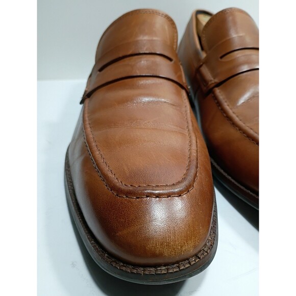 Cole Haan Mens British Tan Leather Penny Loafers C29038 Size 10M Slip On Shoes main image 14